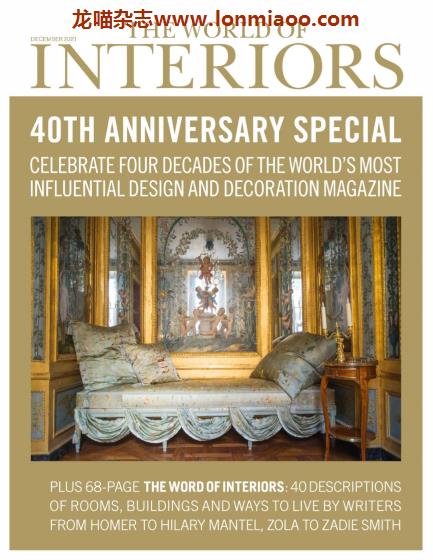 [英国版]The World of Interiors 世界室内设计杂志 2021年12月刊